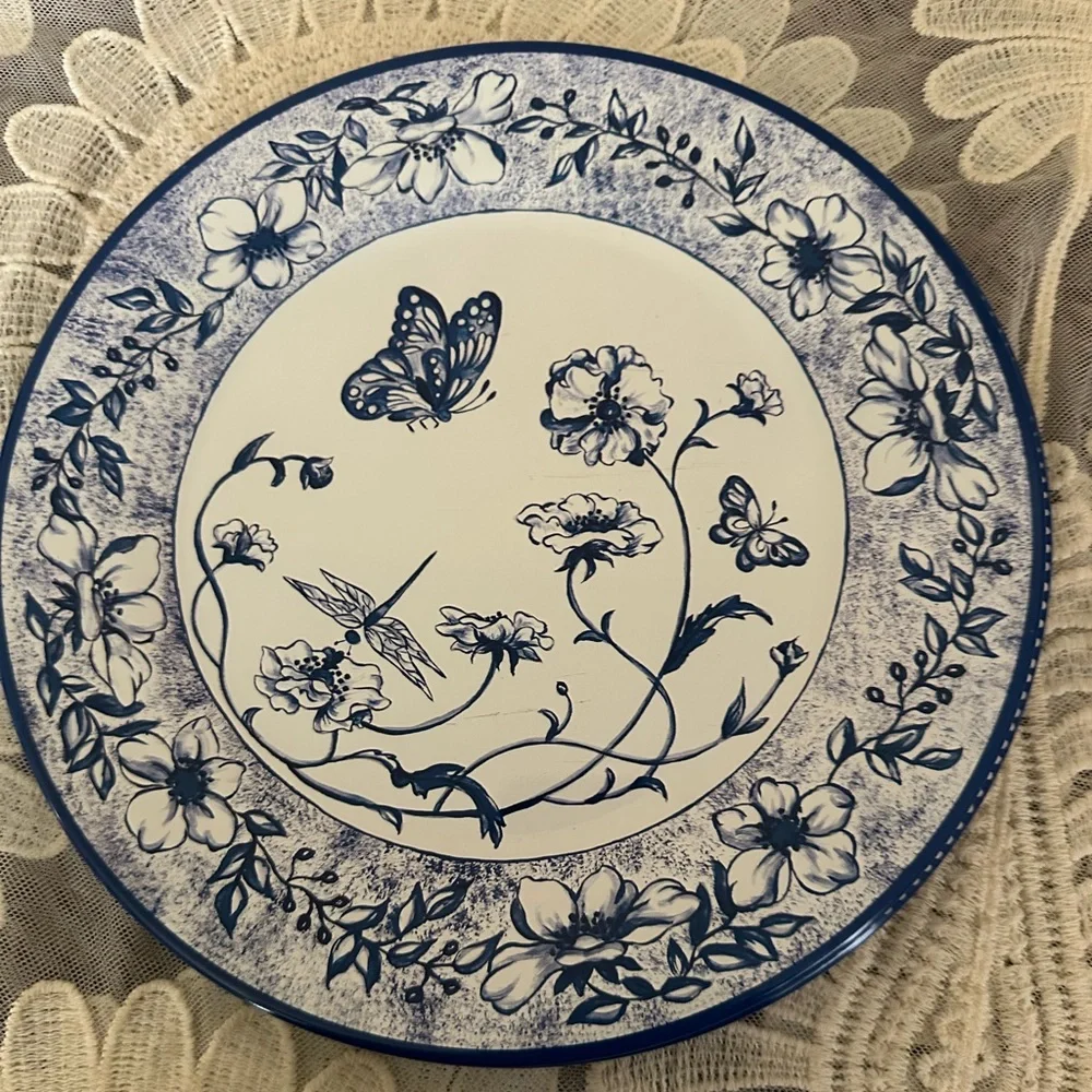 Restorative Hardware (Set of 3) 2004 Tin Dinnerware Set.
